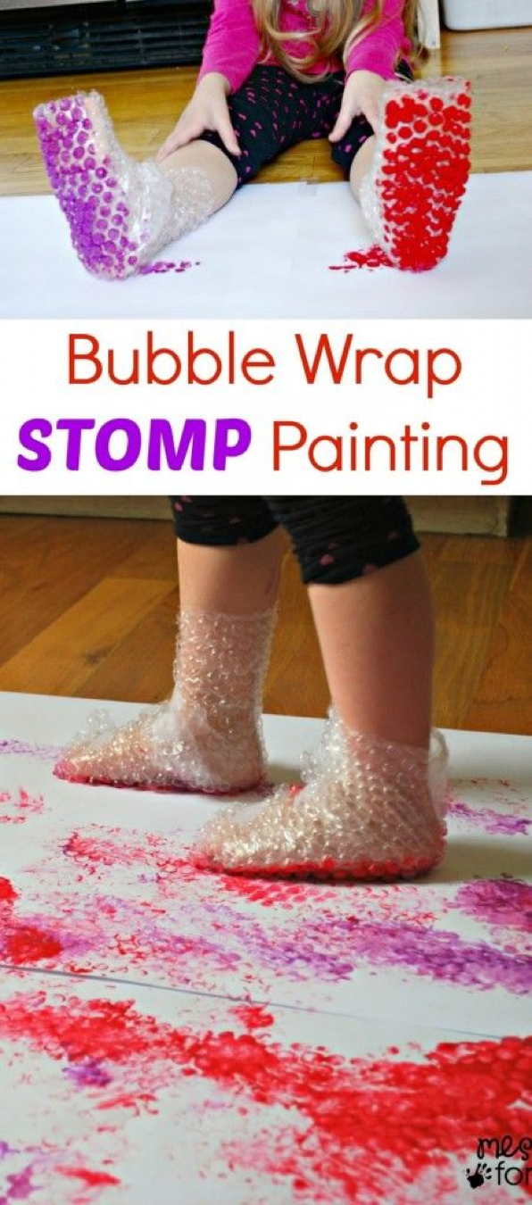 kids playing with bubble wrap Shleppers