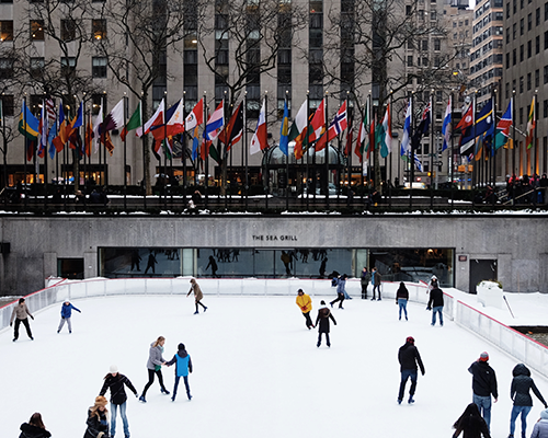 ice skating