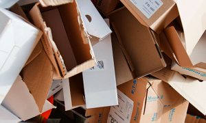 Pile of Used Boxes
