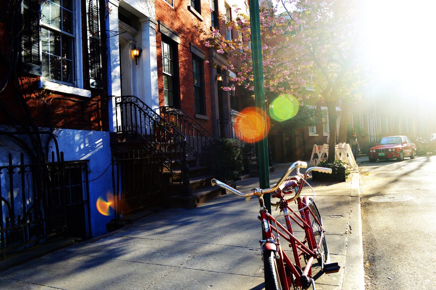 Bike on Sidewalk