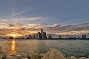 detroit cityscape