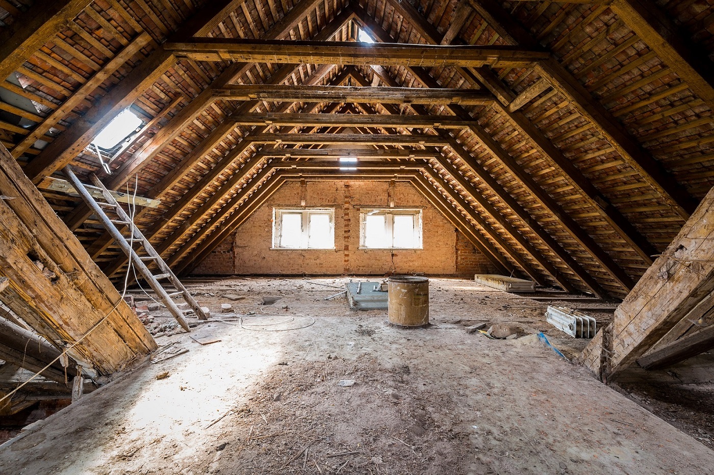 empty attic