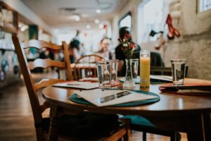 restaurant table
