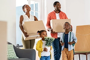 moving with kids photo