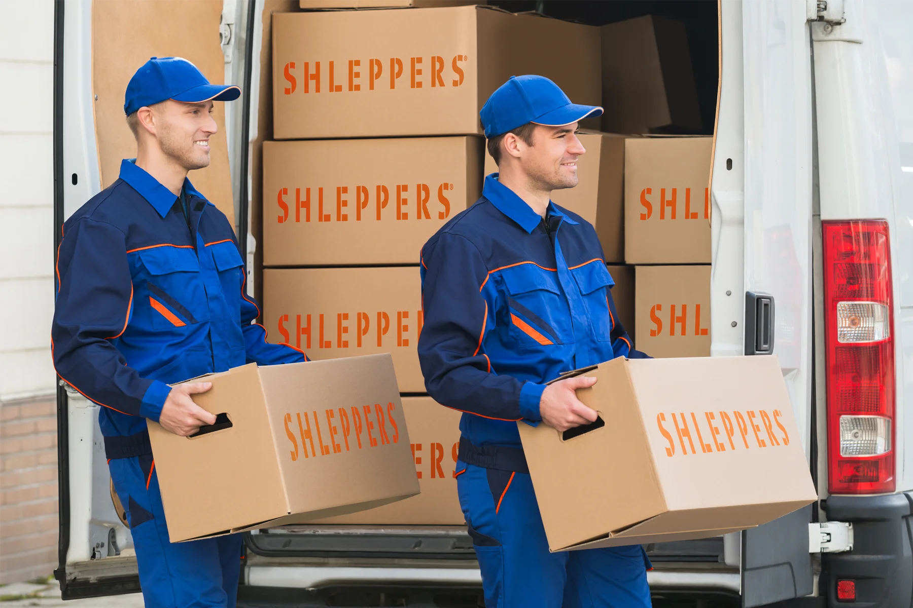 Shleppers movers by moving truck