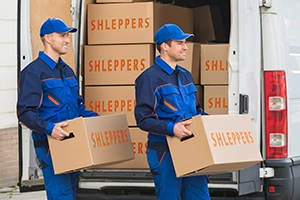 Shleppers movers by moving truck